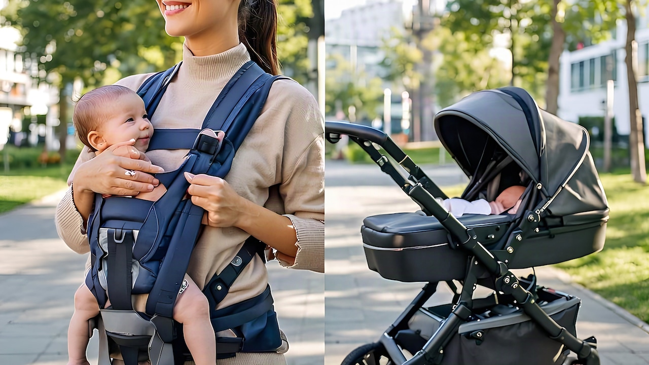 Key differences between baby carrier vs stroller and which is the best choice