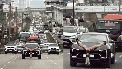 Video: Mahindra BE 6 Owner Blocks Highway For Shoot, Police Seize Car
