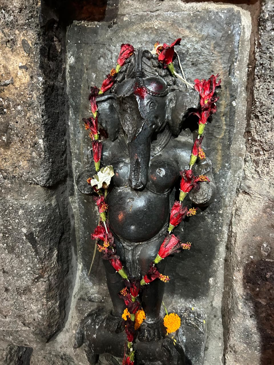 चौसठ योनिनी मंदिर में गणेश जी