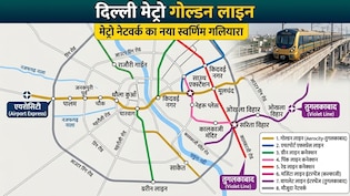 दिल्ली मेट्रो गोल्डन लाइन: 23 KM में 15 स्टेशन, एयरोसिटी से तुगलकाबाद, संगम विहार, फरीदाबाद तक कनेक्टिविटी