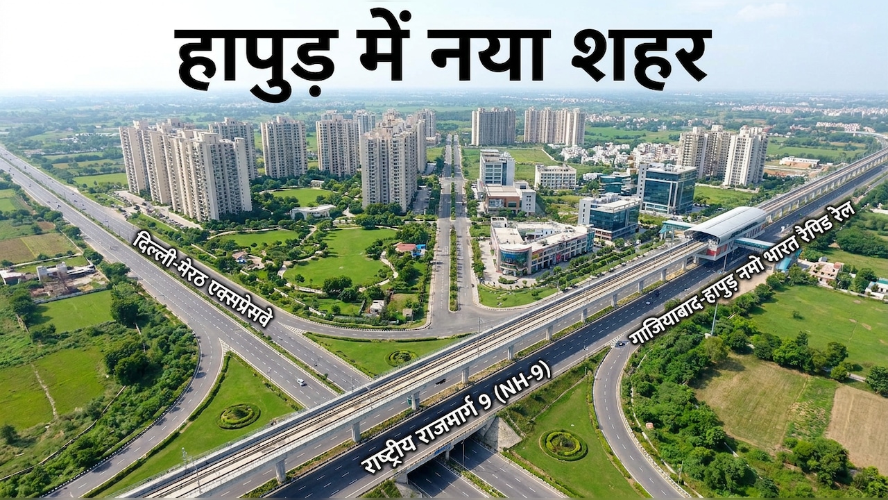 हापुड़ में बसेगा नया शहर, 22 गांवों से जमीन खरीदेगी आवास विकास परिषद, नोएडा नमो भारत रूट से नजदीक