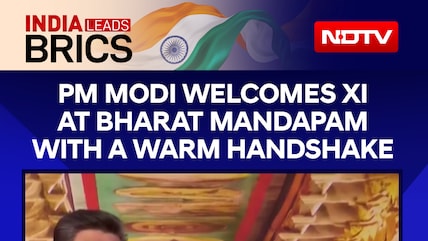 BRICS 2026 | PM Modi Welcomes Xi Jinping At Bharat Mandapam With A Warm Handshake