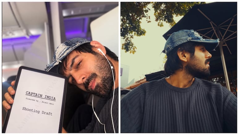 Kartik Aaryan Begins Captain India Shoot In London, Shares Glimpse Of His Shooting Draft