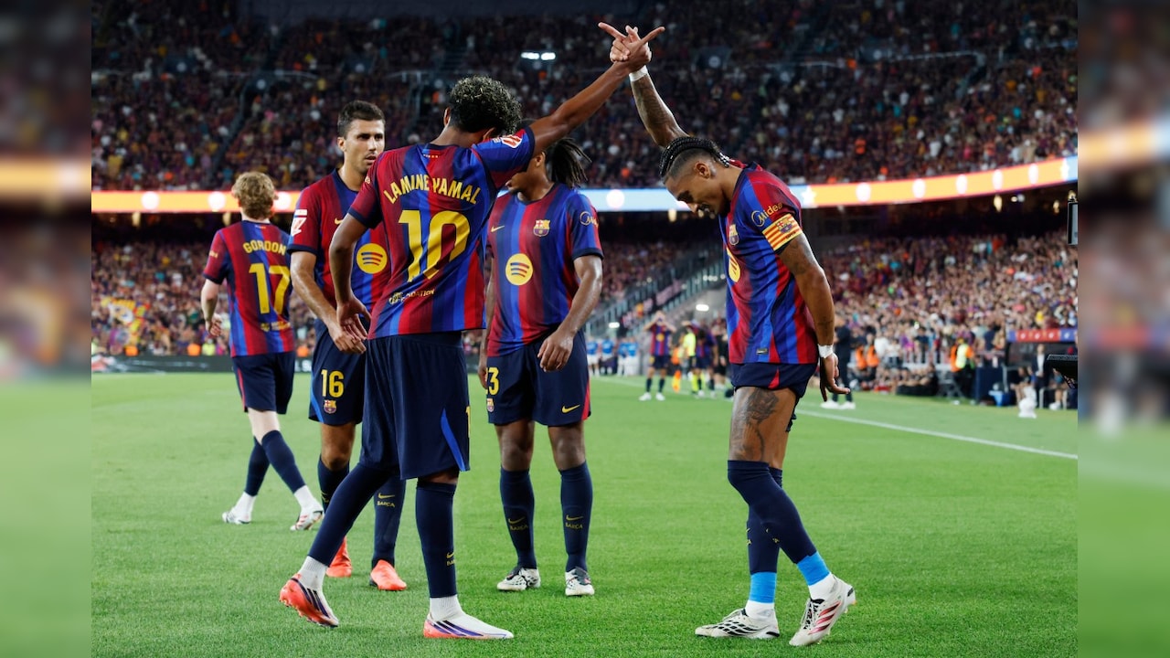 Lamine Yamal, Raphinha Bag Braces As Barcelona Rout Rayo Vallecano 5-2