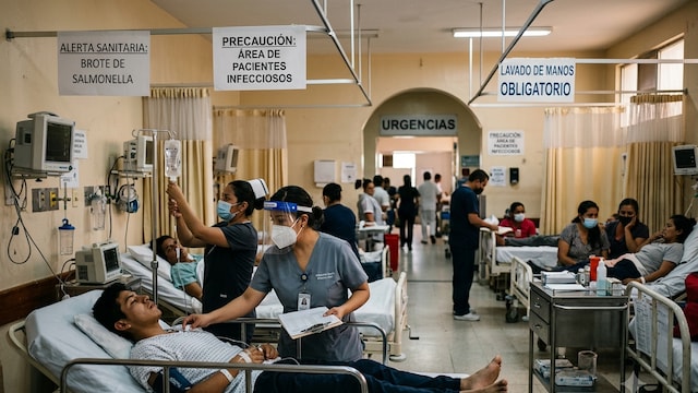 Salmonella outbreak effects people at a Mexican Hospital