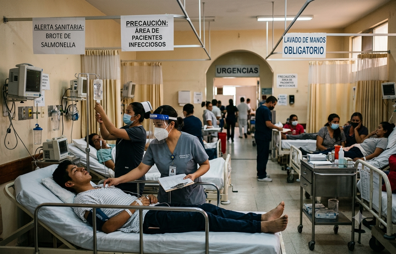 Salmonella outbreak effects people at a Mexican Hospital
