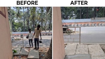 Bengaluru CEO Repairs Broken Footpath After Getting 'No Response' To Email, Complaint From BBMP, GBA
