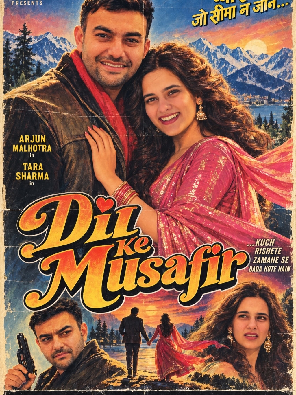 ips aashna chaudhary ias abhinav siwach 80s ai photo trend dil ke musafir