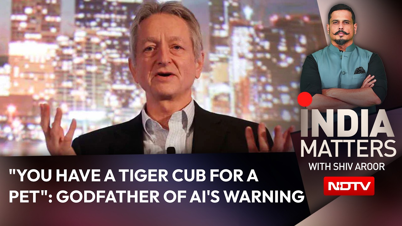"You Have A Tiger Cub For A Pet": Godfather Of AI's Chilling Warning