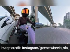 Caught On Camera: Car Hits Woman Biker, Flees Scene In Gurugram