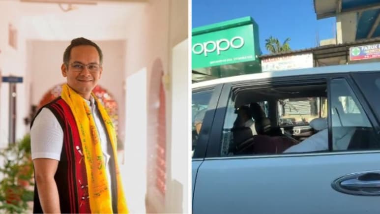 Stones Thrown At Congress Leaders Gaurav Gogoi, Bhupesh Baghel's Cars In Assam