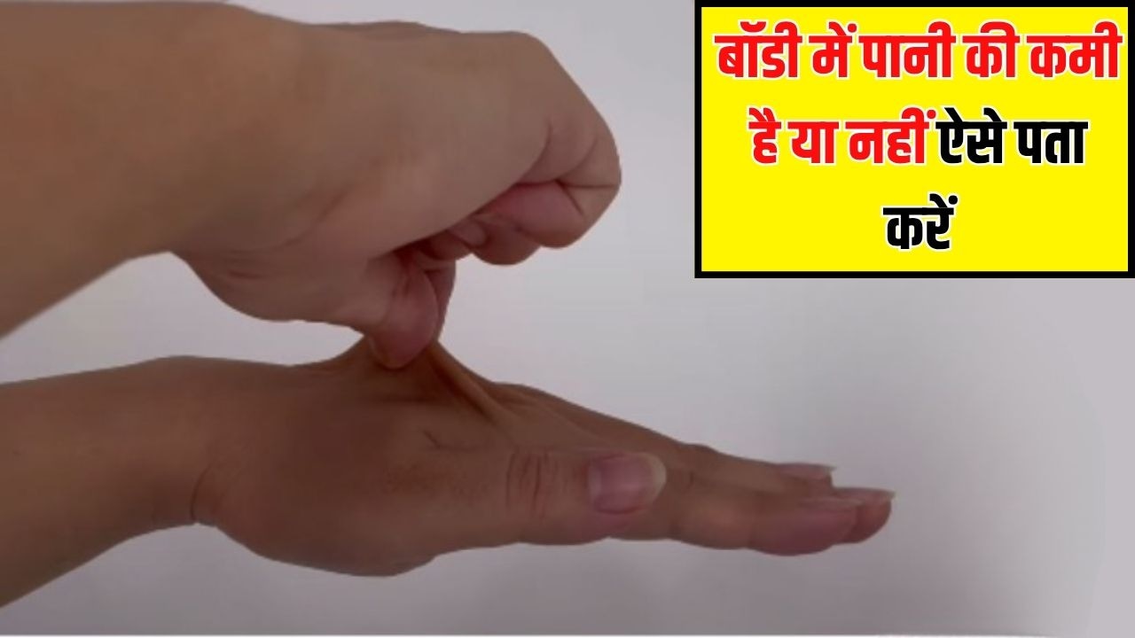 आपके शरीर में पानी की कमी है या नहीं, 2 सकेंड में चल जाएगा पता,  घर बैठे ऐसे करें आसान टेस्ट