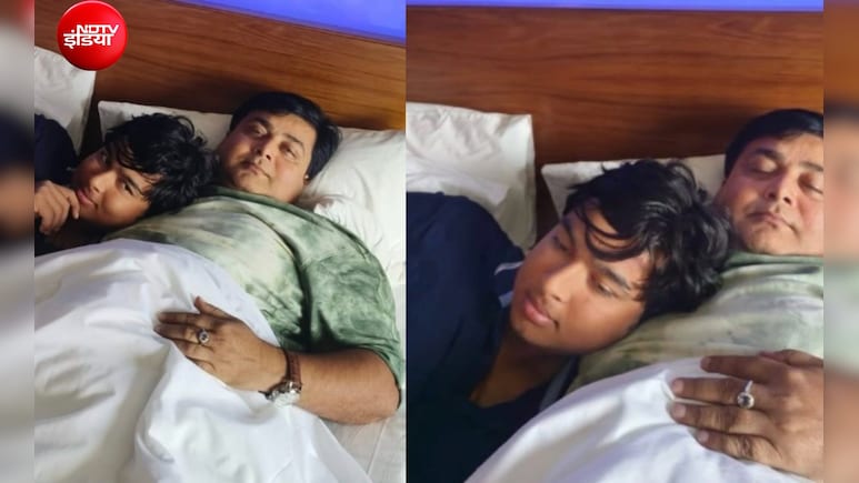आंखों में सुकून, चेहरे पर भोलापन, पिता के साथ वैभव सूर्यवंशी की तस्वीरों ने जीता फैन्स का दिल