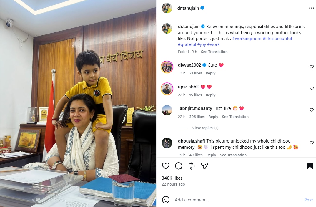 tanu jain photo with son at tathastu ics office tanu jain photo with son at tathastu ics office