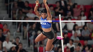 Baranica Elangovan Wins Historic Bronze For India In Women's Pole Vault At Asian Games 2026