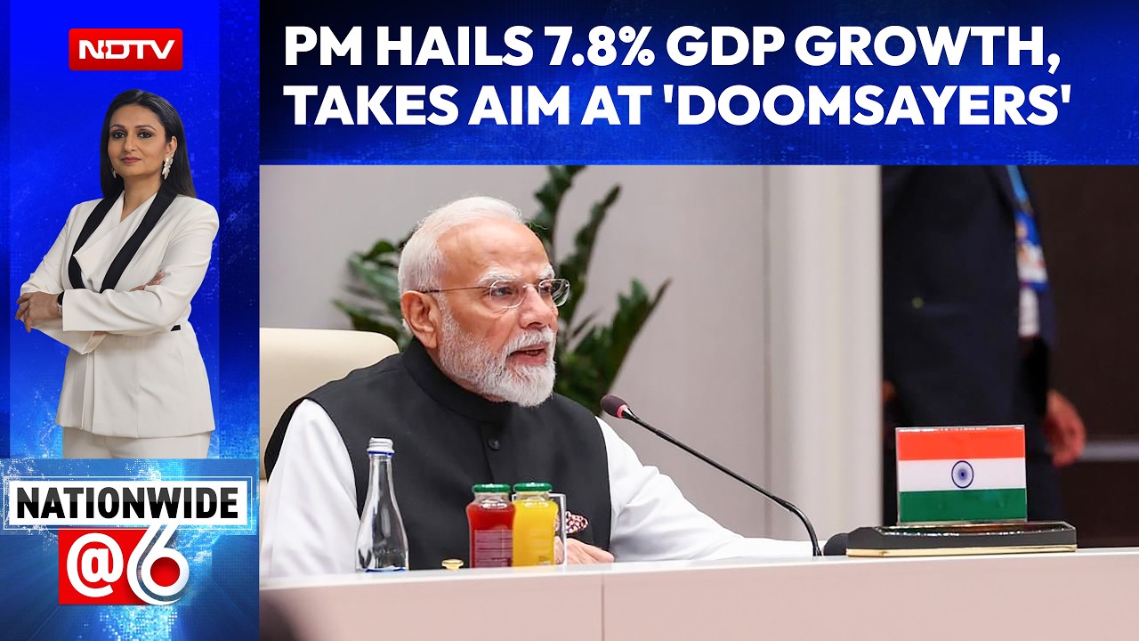 India's Economy Grows 7.8% In Q1: PM Modi Takes Swipe At 'Doomsayers'