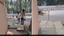 After Years Of Complaints, Bengaluru Man Fixes Footpath Himself, Pics Viral