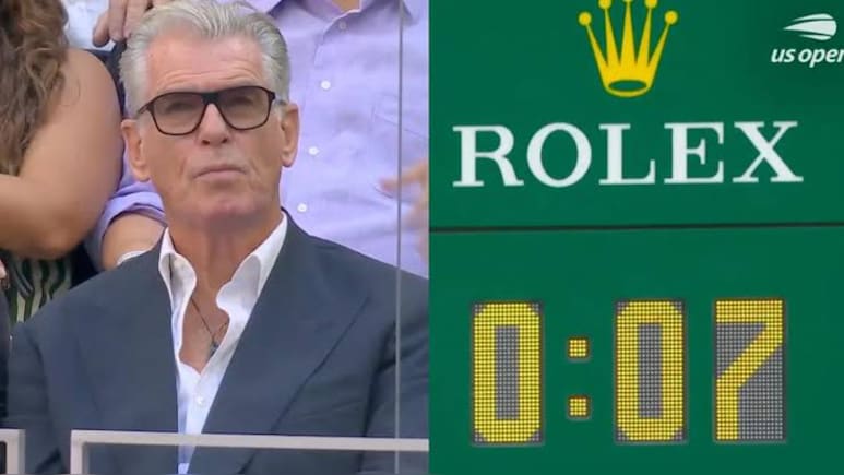 James Bond Fans Can't Get Over Pierce Brosnan's 007 US Open Moment