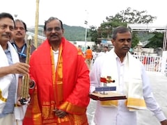 ISRO Chief Prays At Tirumala Temple Ahead Of Crucial Launch