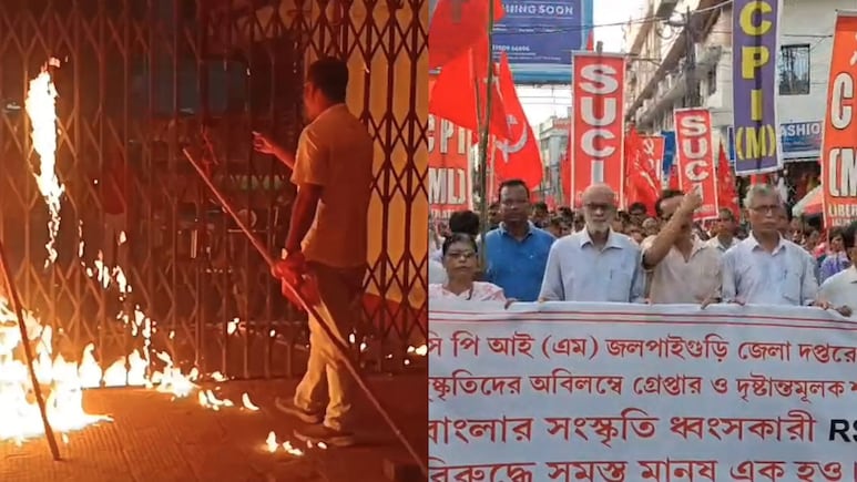 CPI(M) Office Set On Fire In Bengal's Jalpaiguri, Party Accuses ABVP Workers