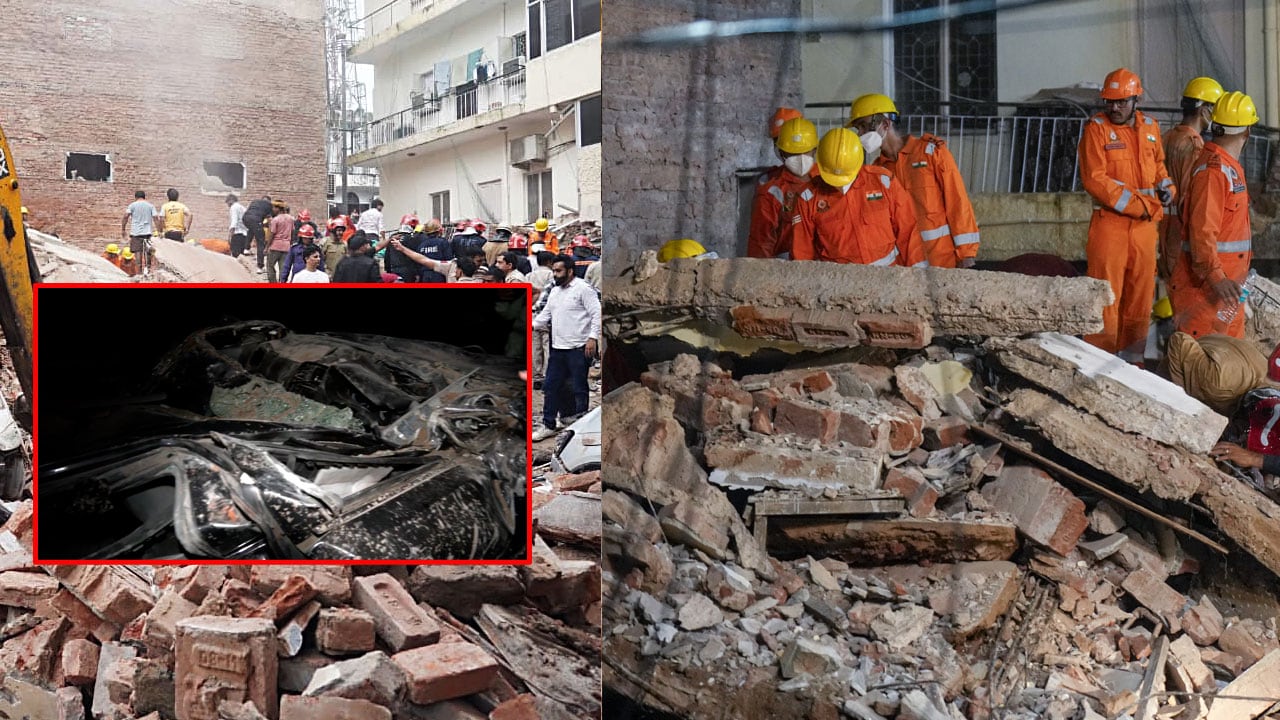 Crushed Cars, Mountains Of Debris: Inside Delhi Building Collapse Ground Zero