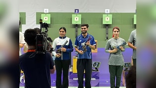 India Clinch First Shooting Gold Medal In Asian Games 2026