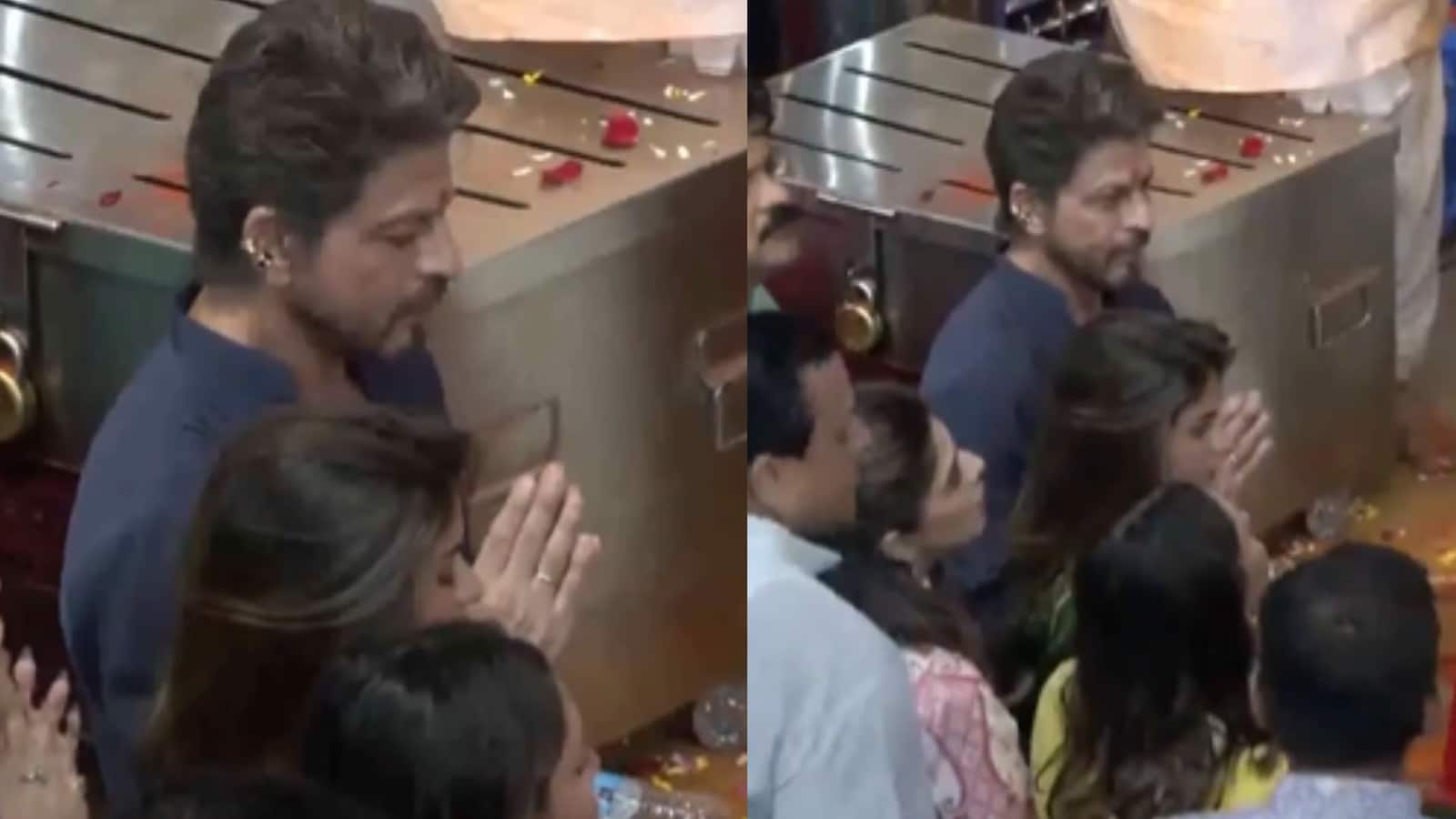 Shah Rukh Khan Visits Lalbaugcha Raja with Family During Ganesh Chaturthi