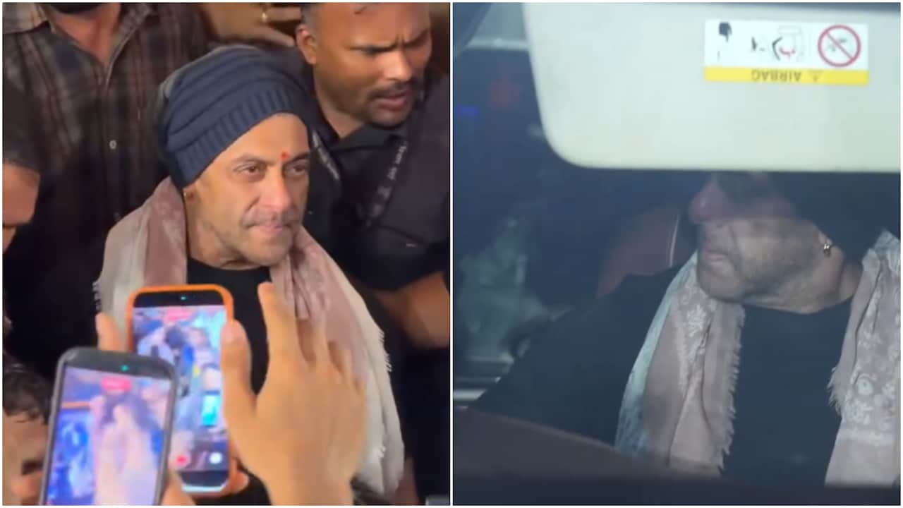 Salman Khan Reacts After Fan's Foot Gets Caught Under Car At Ganpati Celebration