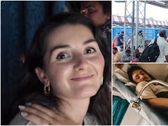 पहली बार भारतीय ट्रेन में चढ़ी नीदरलैंड की महिला, भीड़ देखकर घबराईं; बोलीं- 'आगरा से भगा देंगे'