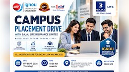IGNOU में लगेगा मेगा जॉब मेला, स्टूडेंट्स और एलुमनाई को मिलेगा सीधा इंटरव्यू का मौका, जानें पूरी डिटेल