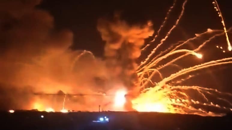 Syria Explosions: Series Of Blasts Heard Near Aleppo Army Site - Watch