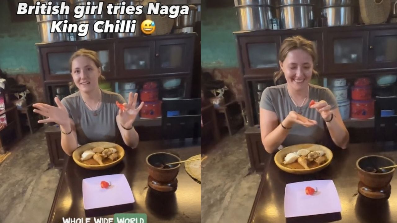 Video: British Creator Tries Nagaland's King Chilli, Calls It 'A Punch In The Face'