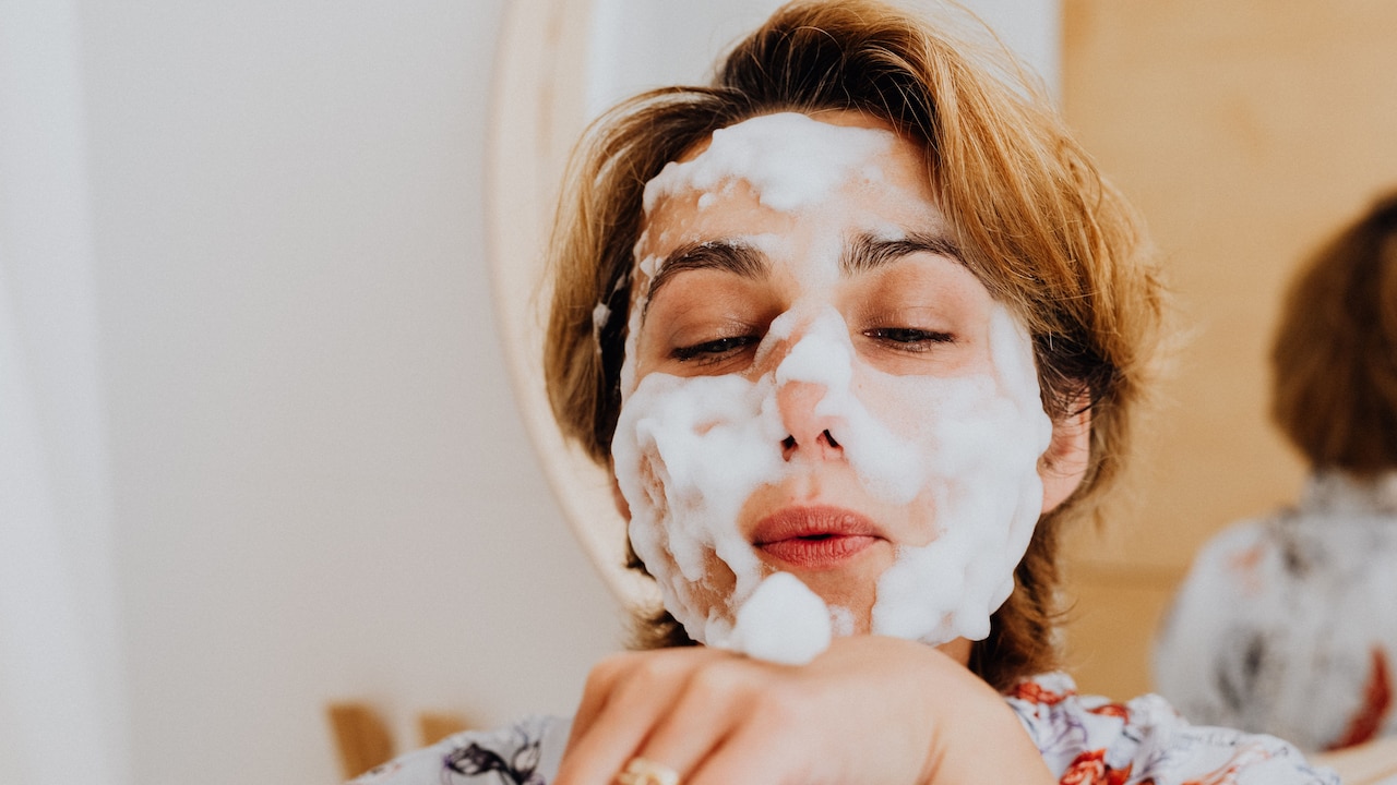 Washing your face too often can also cause skin to feel dry and tight Washing your face too often can also cause skin to feel dry and tight