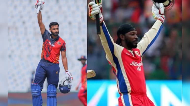 2 रन से बच गया गेल का वर्ल्ड रिकॉर्ड, नंबर-2 पर पहुंचे नमन धीर, T20 में सबसे बड़ी पारी खेलने वाले टॉप-5 बल्लेबाज