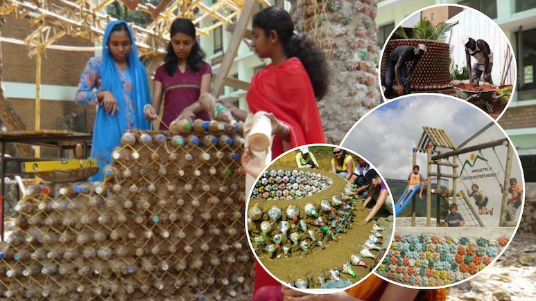 DIY Home Hack: बचेगा 50% सीमेंट और ईंटें, फेंकी हुई प्लास्टिक बोतलों से बनाएं मजबूत घर, जान&zwj;िए कैसे करें तैयार