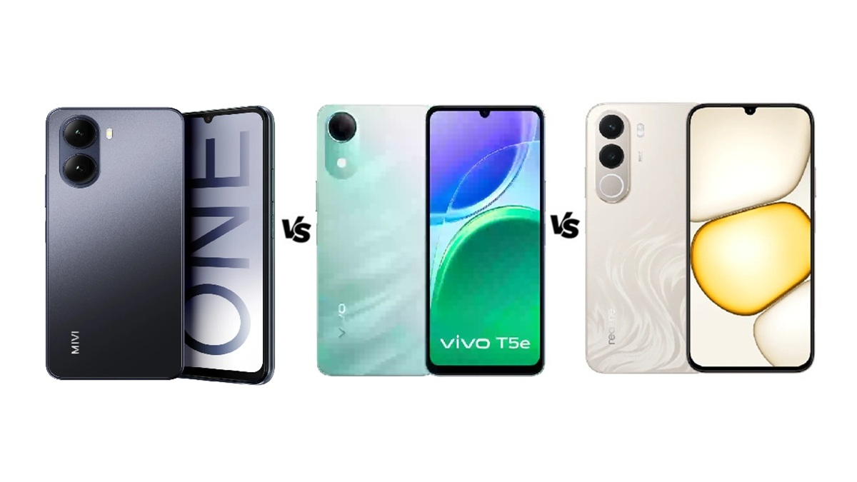 MIVI One 5G vs Vivo T5e vs Realme C100x: जानें कौन सा फोन है बेस्ट?