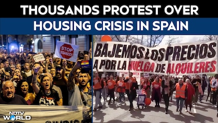Spain Protests | Tens Of Thousands Protest In Madrid Over Spain&rsquo;s Housing Crisis