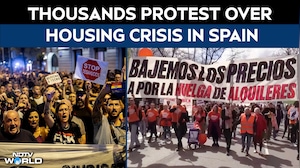 Spain Protests | Tens Of Thousands Protest In Madrid Over Spain&rsquo;s Housing Crisis