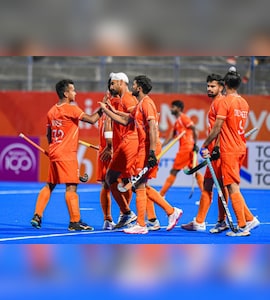 India vs Japan Mens Hockey Live Score, Asian Games 2026: Abhishek Scores, India Take Lead In 1st Quarter | IND 1:0 JPN