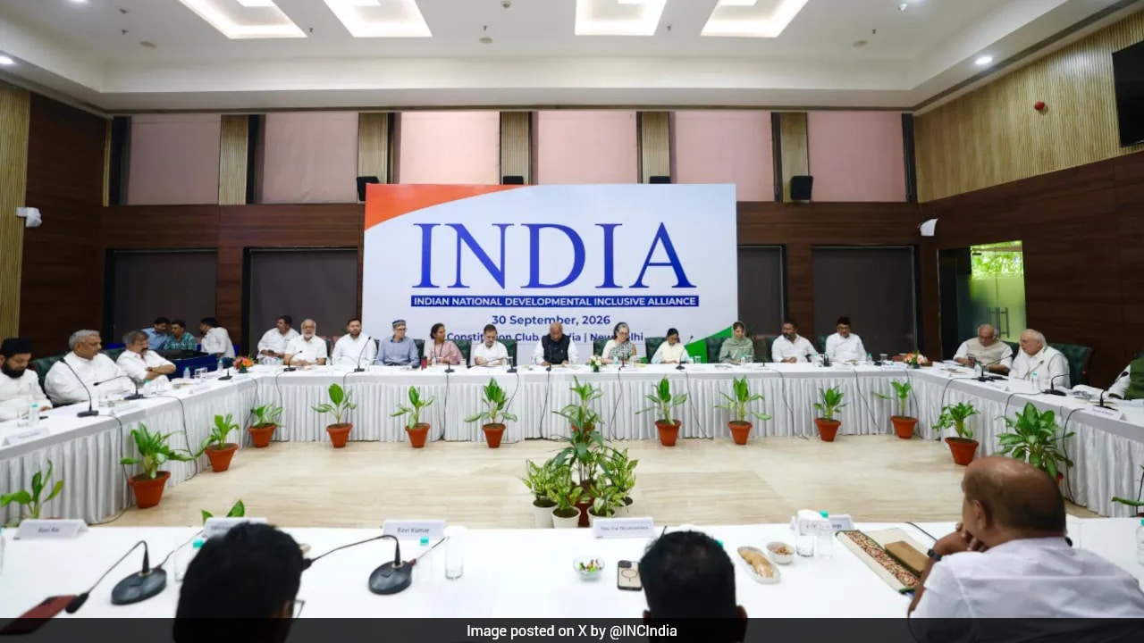 "We Must Go Back To Ballot Votes": Mallikarjun Kharge At Key INDIA Bloc Meet