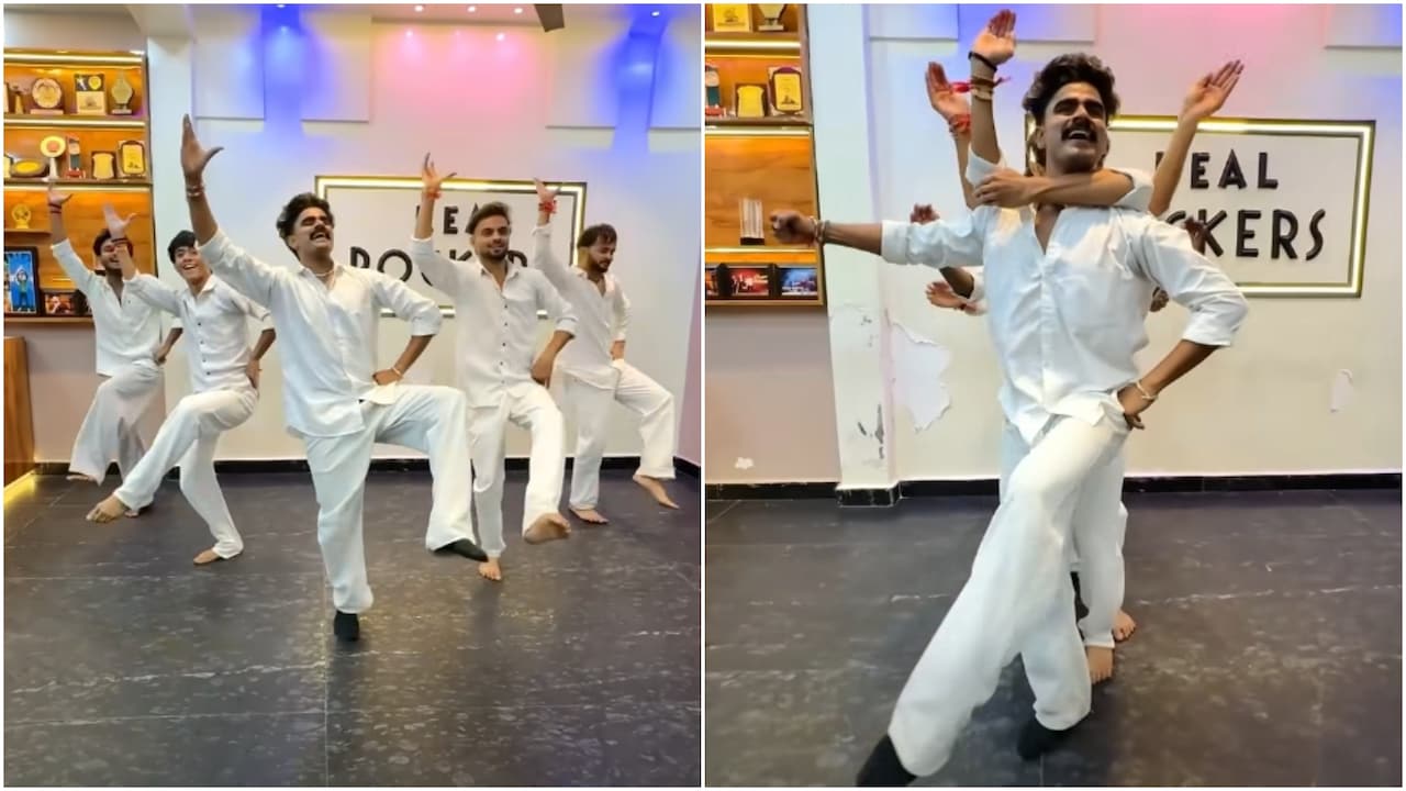 हनुमान अंश फिल्म के 'पार्वती' वाले गाने पर युवकों ने किया शानदार डांस, वीडियो देख लोग बोले- बहुत शानदार