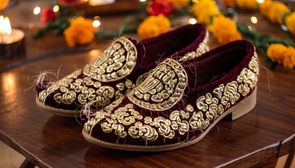 Take a look at these special mojaris designed for special occasions to go along with your kurta set. Take a look at these special mojaris designed for special occasions to go along with your kurta set.