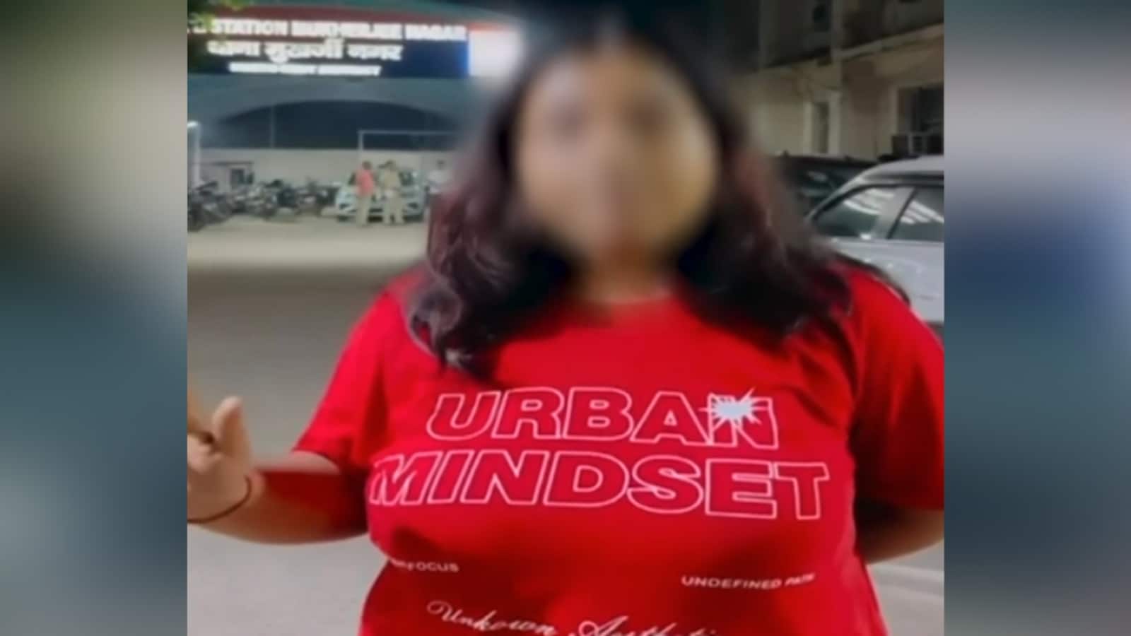 Two Delhi University students have been arrested for harassing a Hindu College student when she was walking with a friend in Mukherjee Nagar on Wednesday evening.