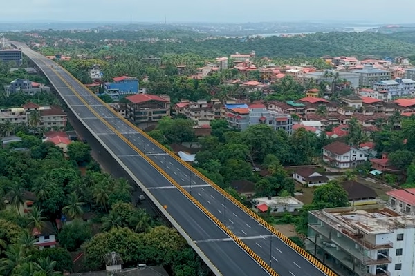 Nitin Gadkari Inaugurates Porvorim Elevated Corridor In Gia: Watch