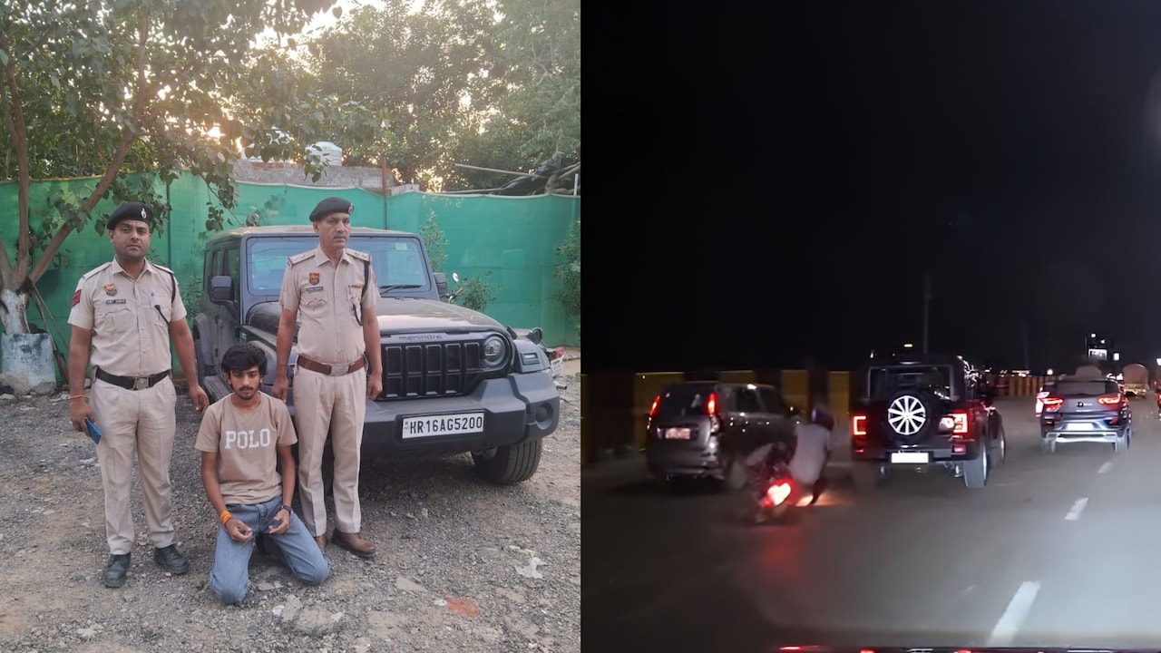 Gurugram Thar Driver Arrested Days After He Hit Bike On Dwarka Expressway