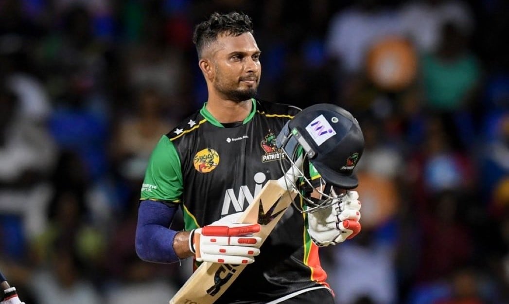 Dasun Shanaka hits CPL’s fastest century as St Kitts and Nevis Patriots beat St Lucia Kings