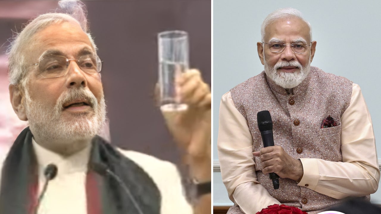 PM Modi Back At Shri Ram College, 13 Years After "Glass Full" Speech Launched His National Bid