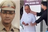 राजस्थान में पूर्व IPS की पिटाई, मिठाई खिलाकर थप्पड़ मारने वाला युवक बोला- 'मेरे पास टिकट चोरी का सबूत'