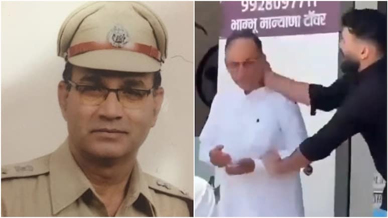 राजस्थान में पूर्व IPS की पिटाई, मिठाई खिलाकर थप्पड़ मारने वाला युवक बोला- 'मेरे पास टिकट चोरी का सबूत'