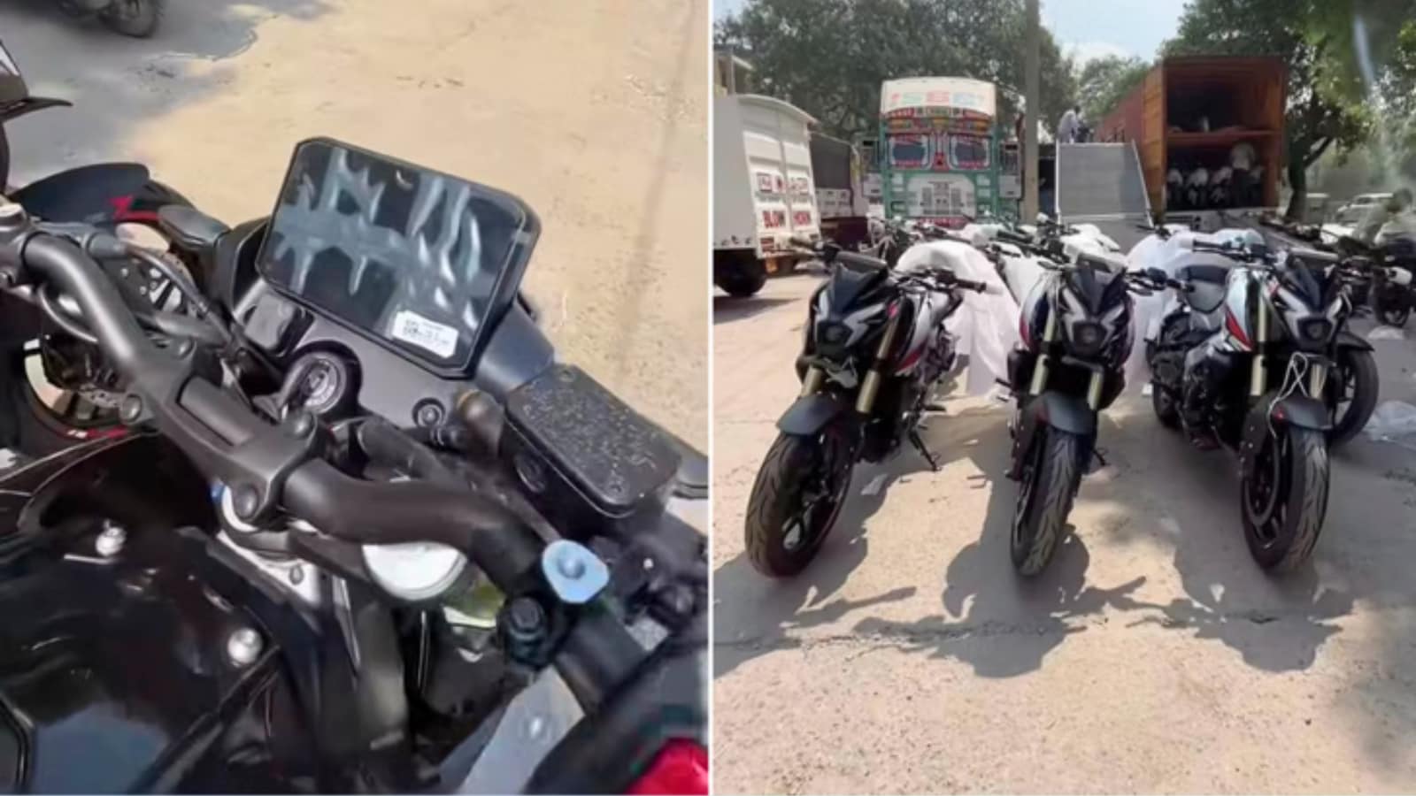 Bajaj Pulsar NS400Z Spotted With New TFT Ahead Of Launch